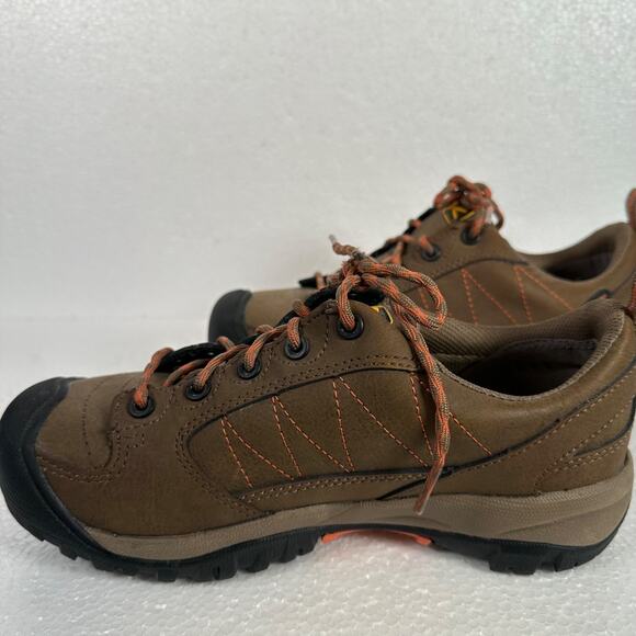 Keen Mesa ESD Steel Toe Slip Resistant Work Boots Women's 7 Brown F2413-11 *Flaw - Picture 8 of 12